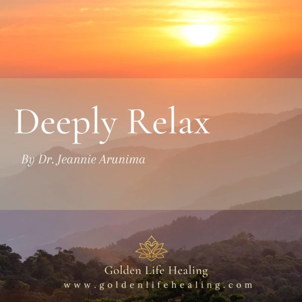 When we deeply relax we create a way for our bodies to heal.